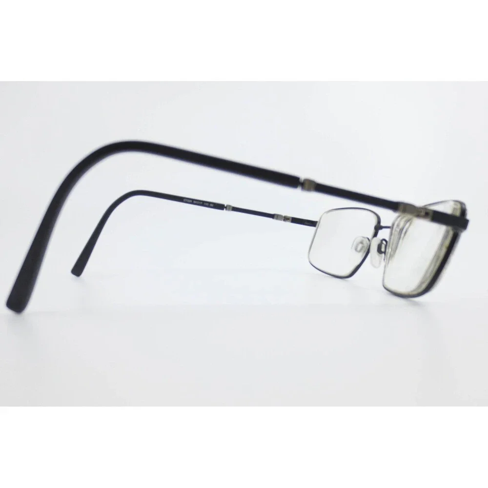 EasyTwist CT223 Eyeglasses Matte Black Rectangular TurboFlex Metal Frames